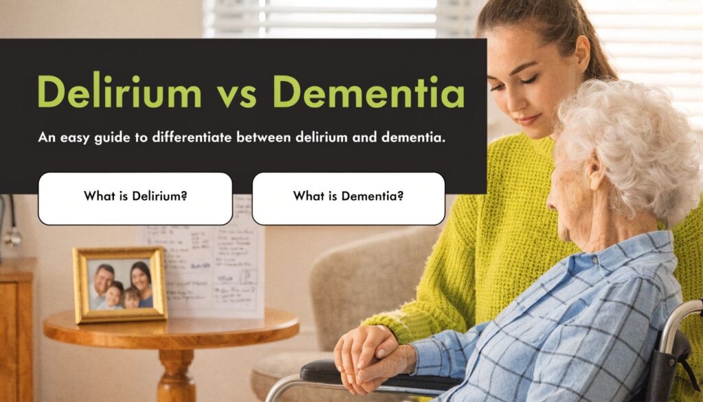 Delirium vs Dementia: A UK Caregiver’s Essential Guide