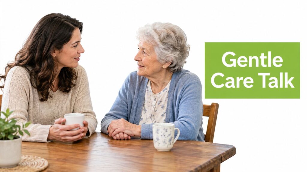 How to Talk to Elderly Parents About Care: A Calm Approach